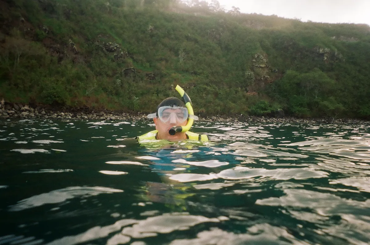ryan snorkeling